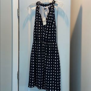 Teagan Dress Black Squares